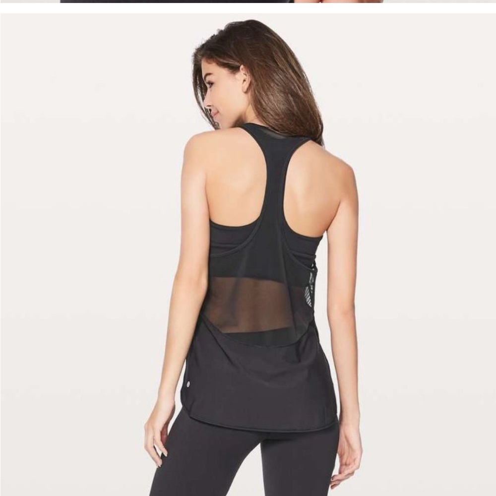 LULULEMON twist around tank black